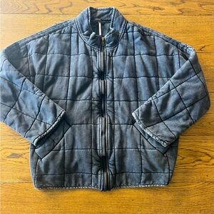 Free People Dolman Quilted Knit Jacket